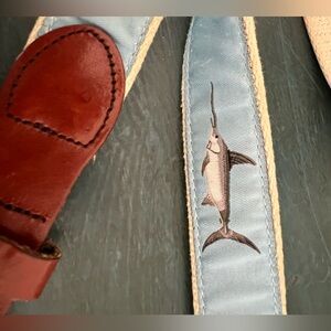 Leather Man Ltd. Top Grain Leather Men’s Belt Swordfish 36